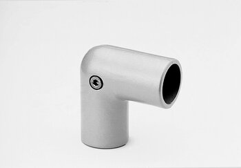 90-degree angled two-layer tube connector with hex socket screw